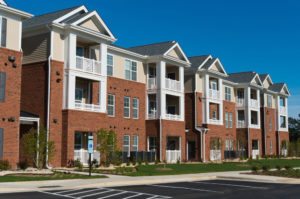 Suburban apartment building - property management in Cleveland, Ohio
